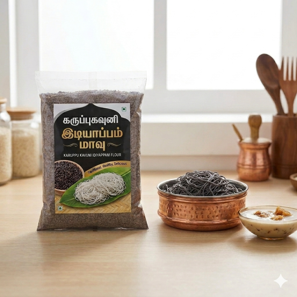 கருப்புக்கவுனி இடியாப்ப மாவு 500கி